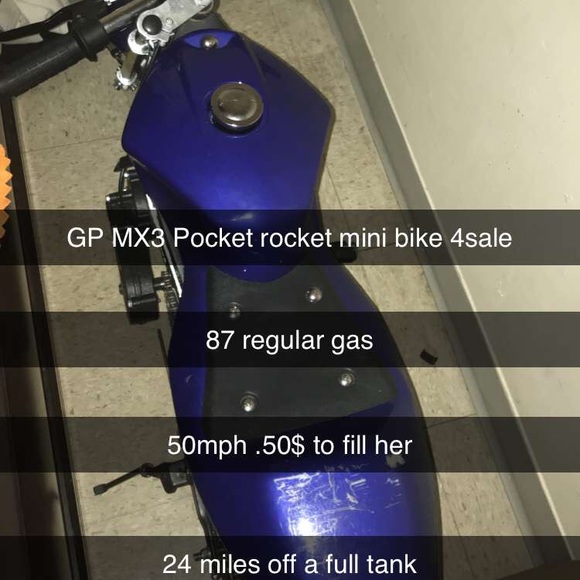 GP MX3 pocket rocket mini bike - Picture 1 of 4
